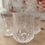 Lot de 4 verres à liqueur forme gobelet Cristal d'Arques modèle Longchamp