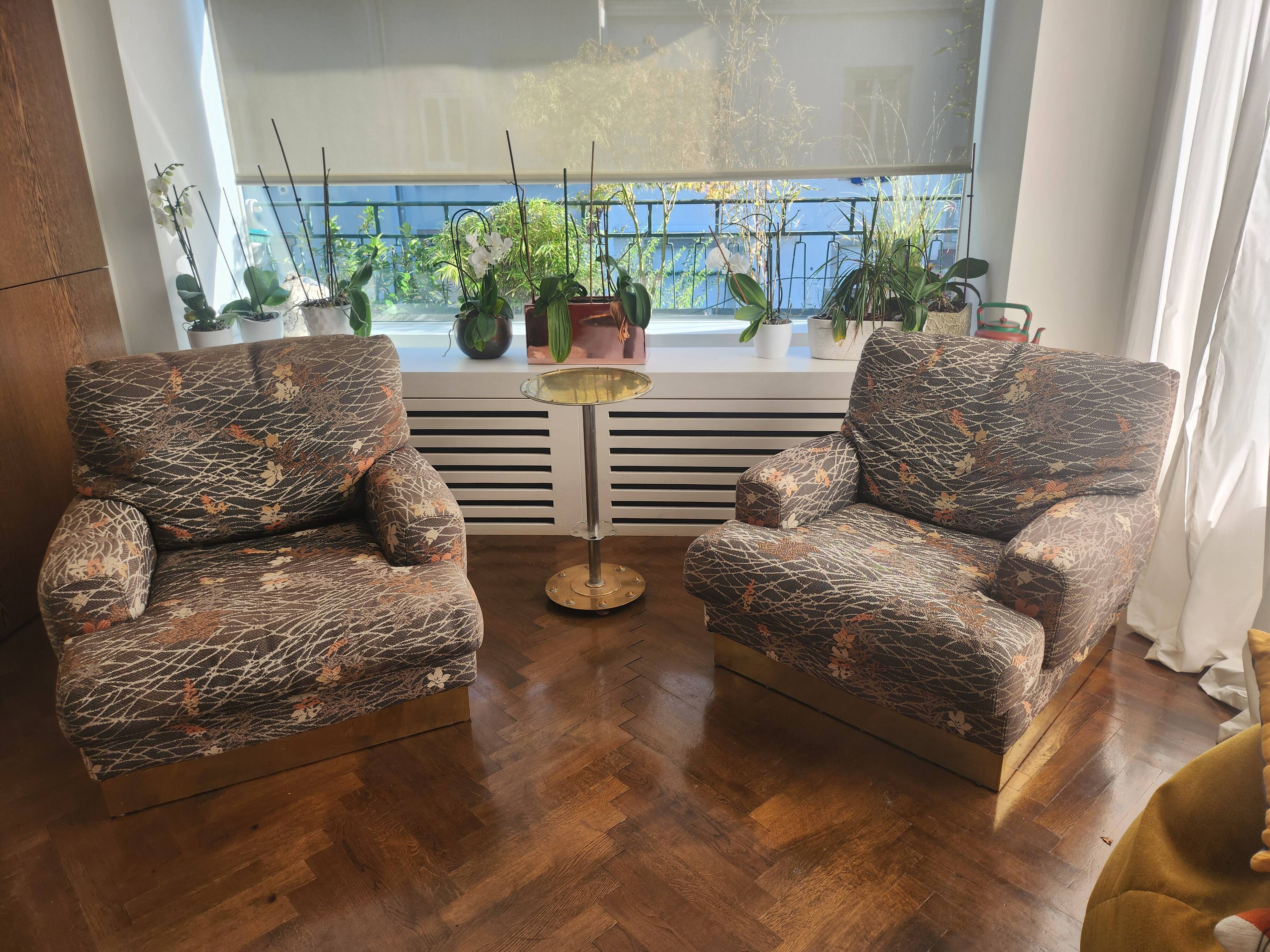 Pair of armchairs Jacques Charpentier – Roche Bobois (1970s)