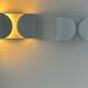 Pair of vintage Foglio wall lamps, white, Tobia Scarpa for Flos Italy