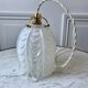 Art Deco frosted glass pendant lamp 30s