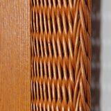 Rattan coat rack edited by Uluv in the 1960s