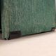 Vintage 2-seater sofa fantasy fabric design cushions 1980s original
