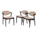 Dining Chairs attributed to Kai Kristiansen for Schou Andersen, Denmark, 1950s, Set of 3
