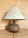 Lampe J.Pouchain, abat-jour tissu 1960