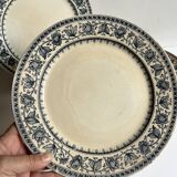 Assiette terre de fer U&cie Sarreguemines