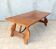 Grande table vintage en noyer massif
