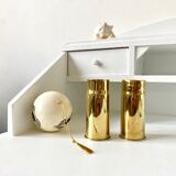 Pair of golden vases