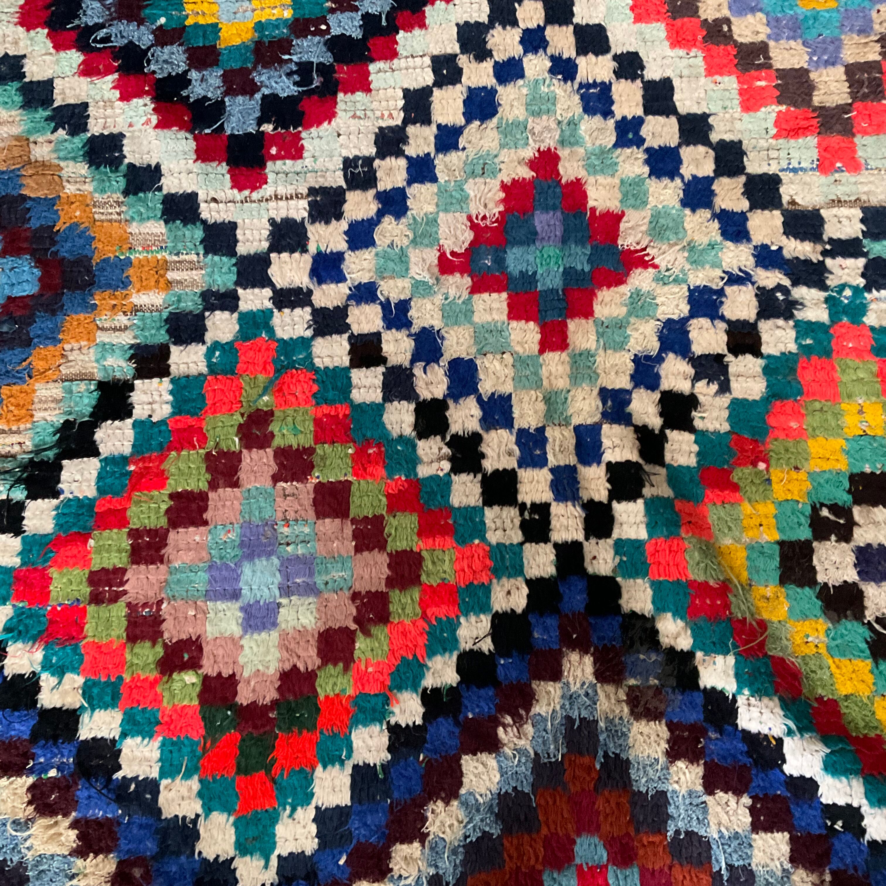 Boucharouite carpet, 264x140 cm