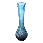 Blue glass vase Empoli style