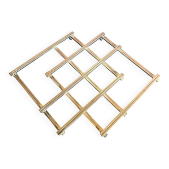 Vintage Trivet JACQUES ADNET Extendable Silver-Plated Metal 1950 Wine