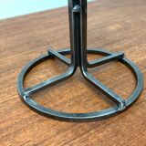 Danish metal and glass candlestick, 1960s