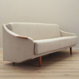 Beige sofa bed, Danish design, 1970s, manufacture: Denmark
