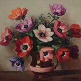 Still life anemones