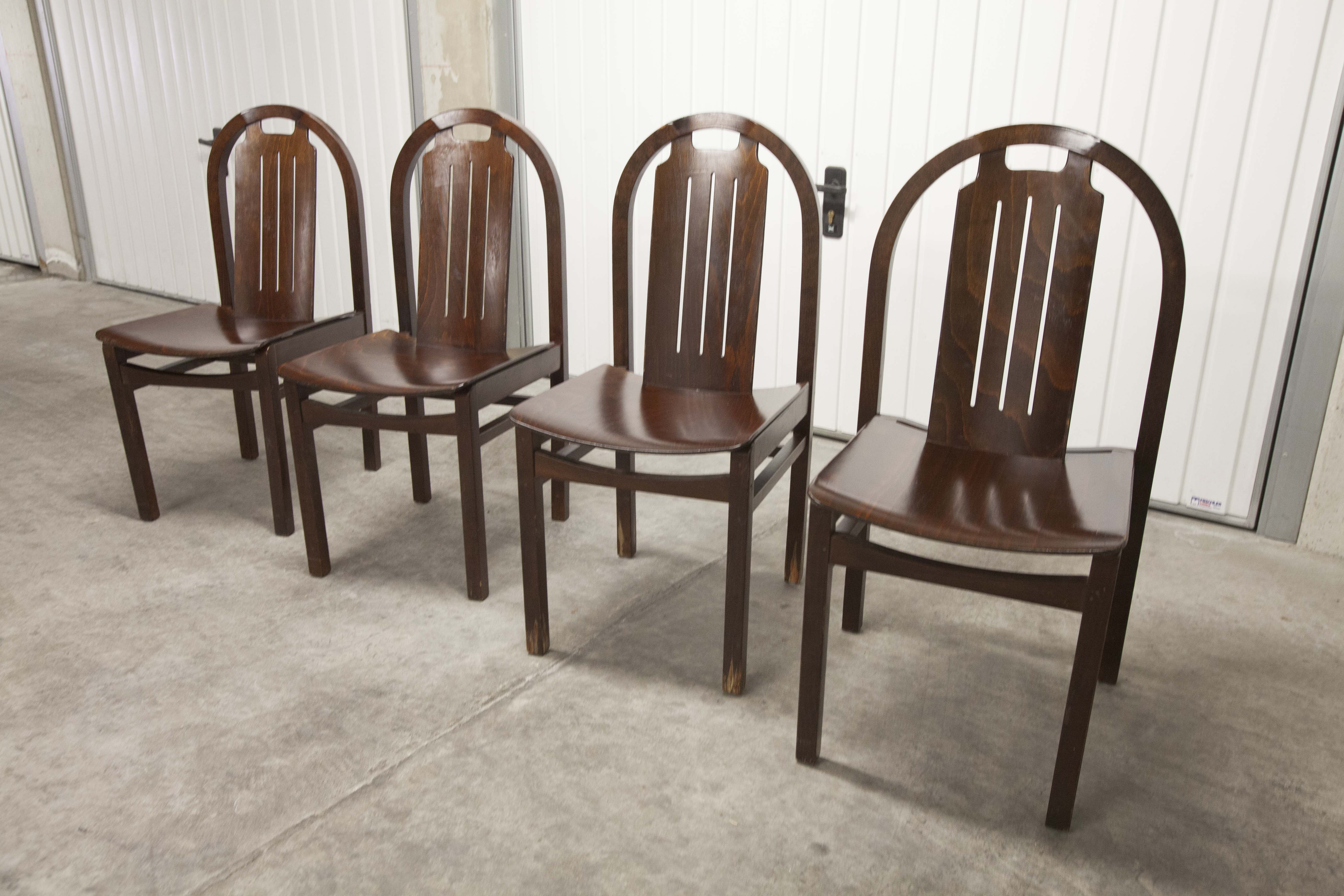 Lot of 4 chairs Baumann model "Argos"