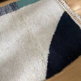 Blessed ourain Berber rug in real wool