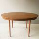 Table à manger extensible moderne du milieu du siècle des années 1960 par Schrieber