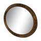 Miroir ovale doré Art Déco