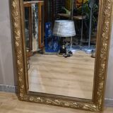 Mirror 1900 louis philippe in gilded wood 103x75cm