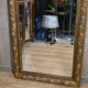 Miroir 1900 Louis Philippe en bois doré 103x75cm