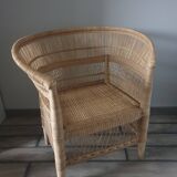 Wicker armchair