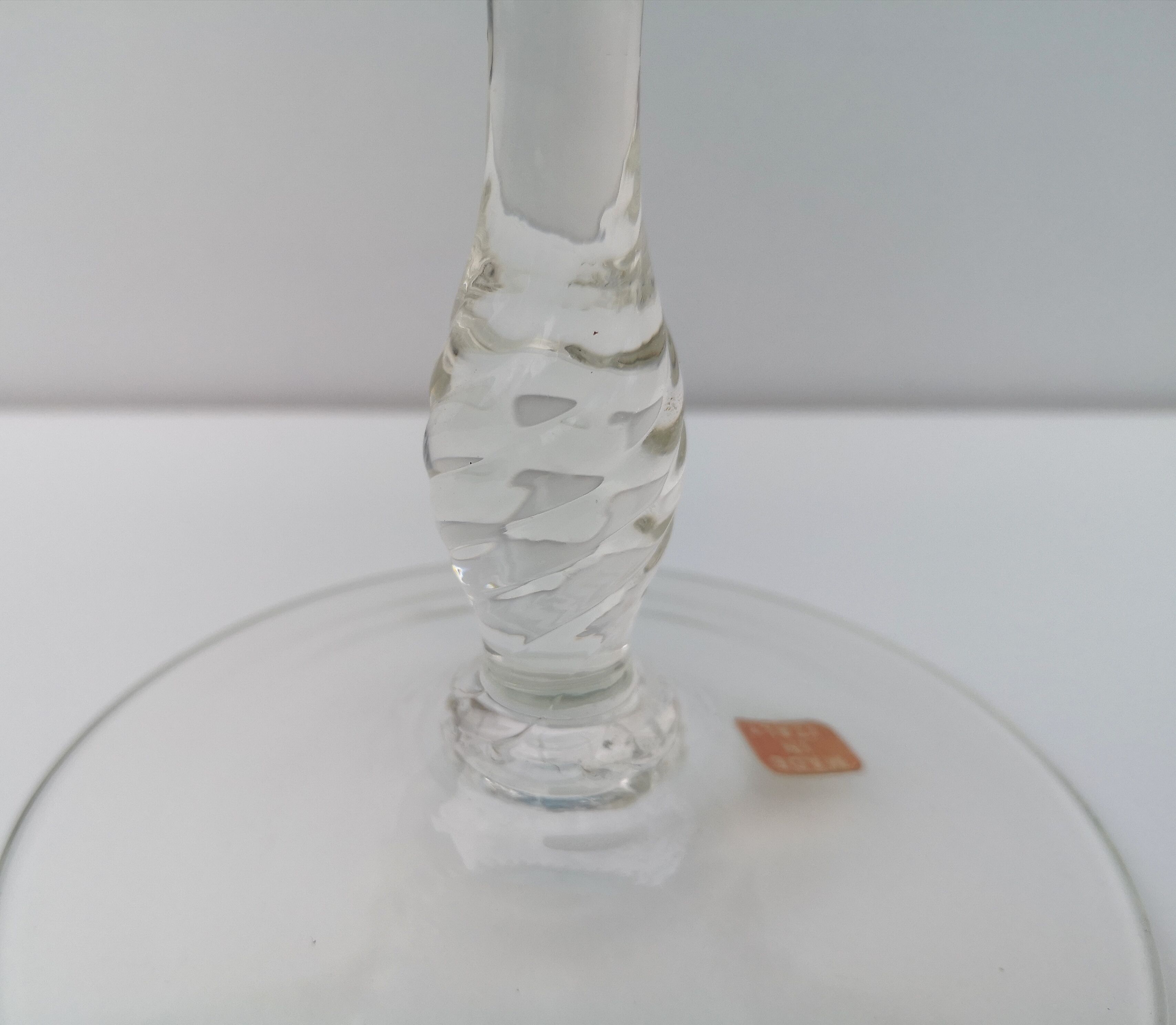 Vintage glass standing cut, Italy