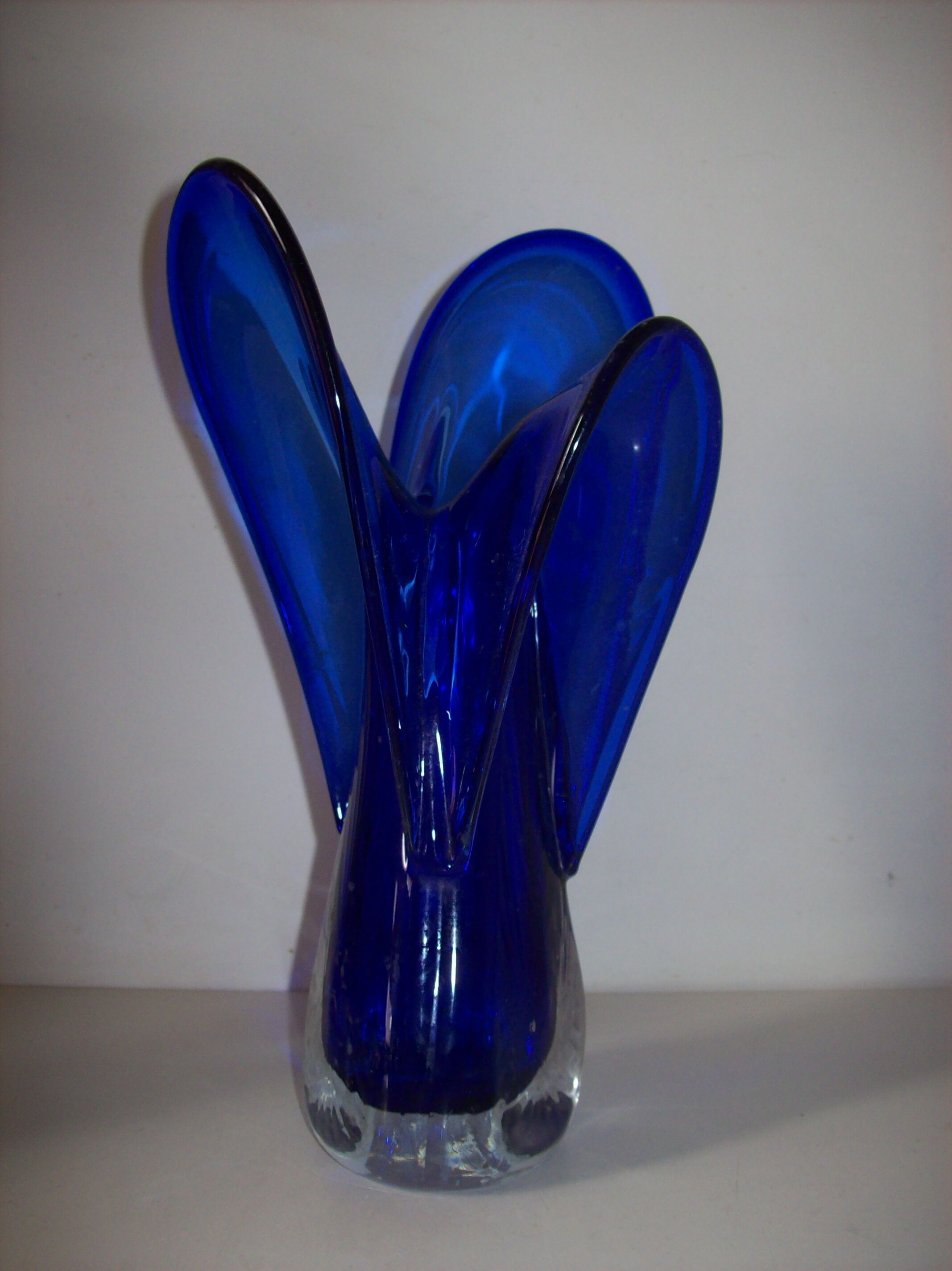 Blown glass vase