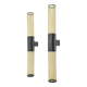 Pair of metal and Murano glass wall lights, 1980