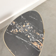 Vintage table with brass and marble formica top