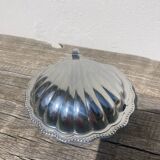 Silver plated butter dish shell 1950