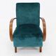 1950s Jindrich Halabala Restored Armchair, Czechoslovakia