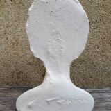 Woman bust in plaster