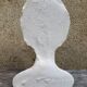 Woman bust in plaster