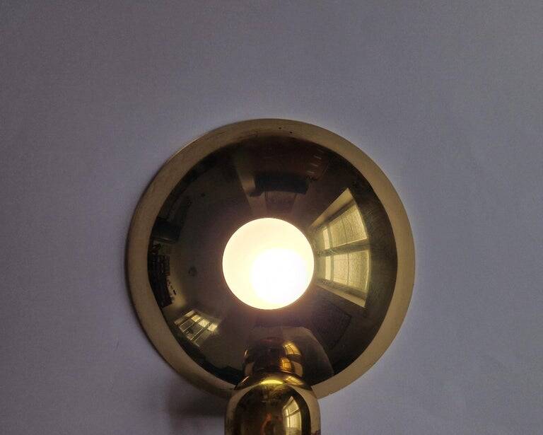 Set of Three Midcentury Wall Lamps Hustadt Leuchten, Germany, 1970s