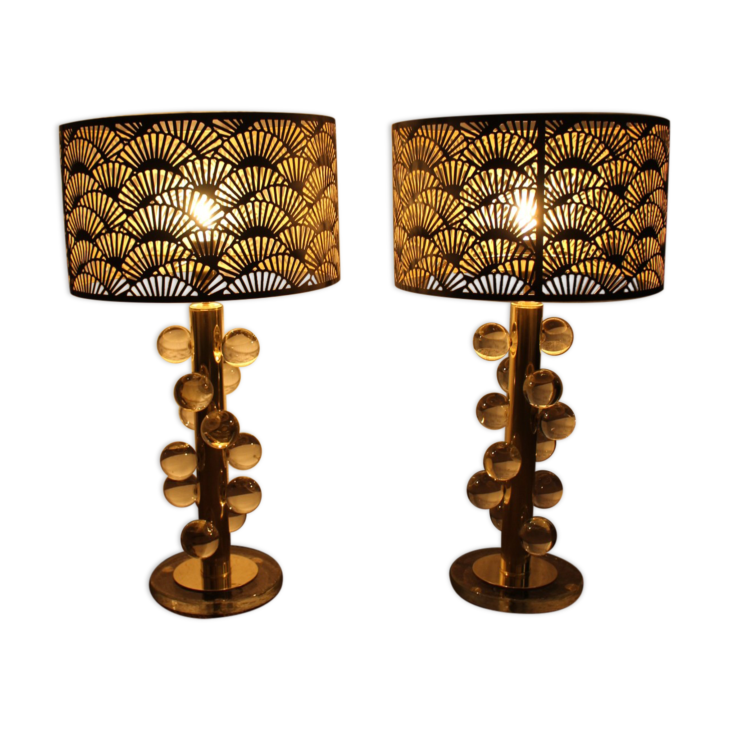 Pair of MURANO lamps