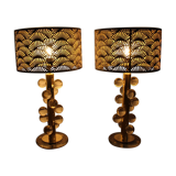 Pair of MURANO lamps
