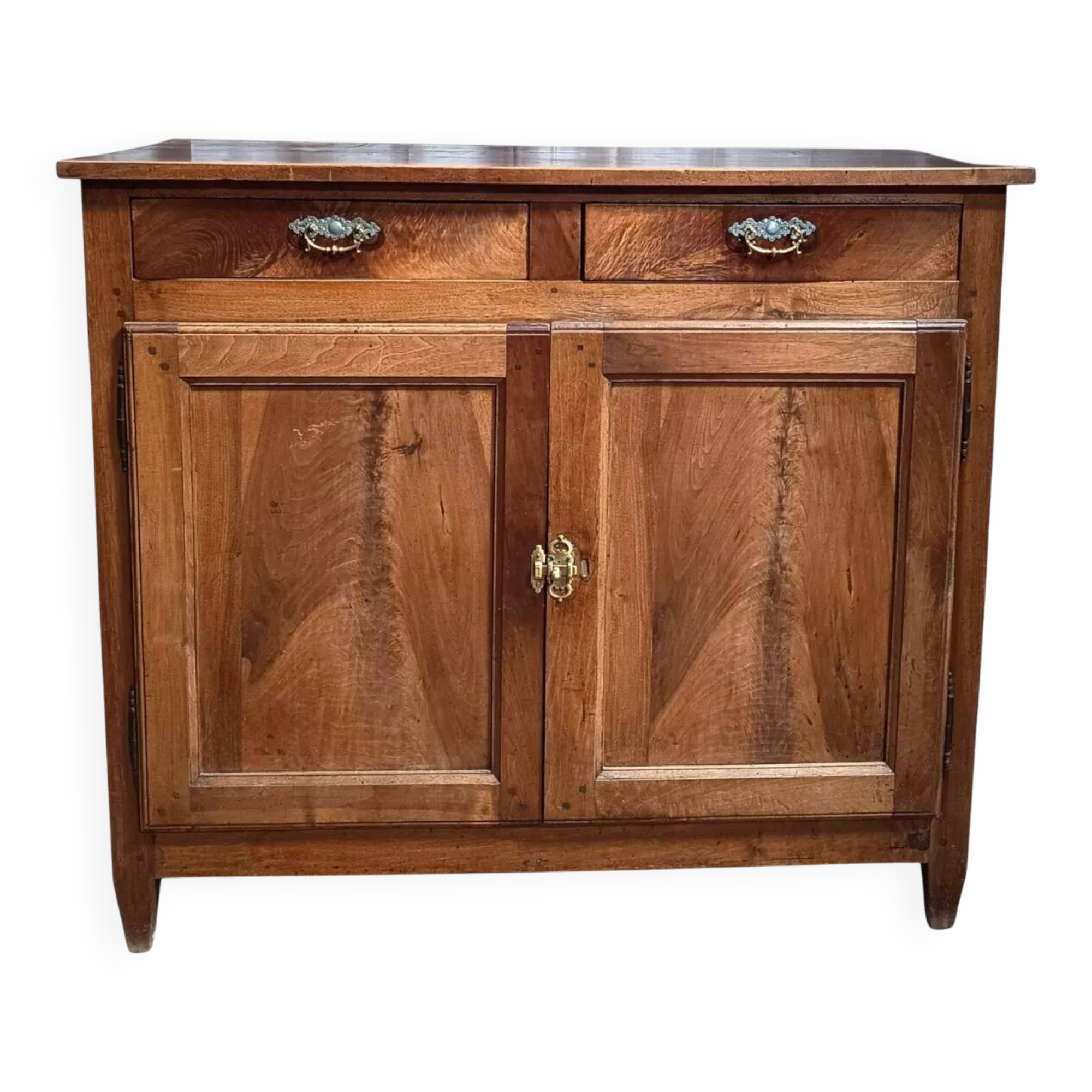 Louis XVI height-adjustable buffet in walnut