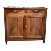 Louis XVI height-adjustable buffet in walnut