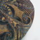 Openwork bronze wall lamp signed MC, 50s