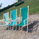 3 Chaises Longues