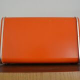 Orange bread hutch vintage 70s