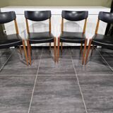 Set of 4 Scandinavian chairs, 1970s