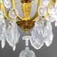 Lustrous Gold Bronze & Bohemian Crystal with Six Lights Louis XV * Lucien GAU