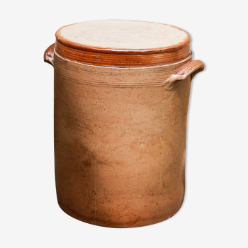Vintage stoneware salt pan