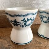 Diabolo egg cups in iron earth