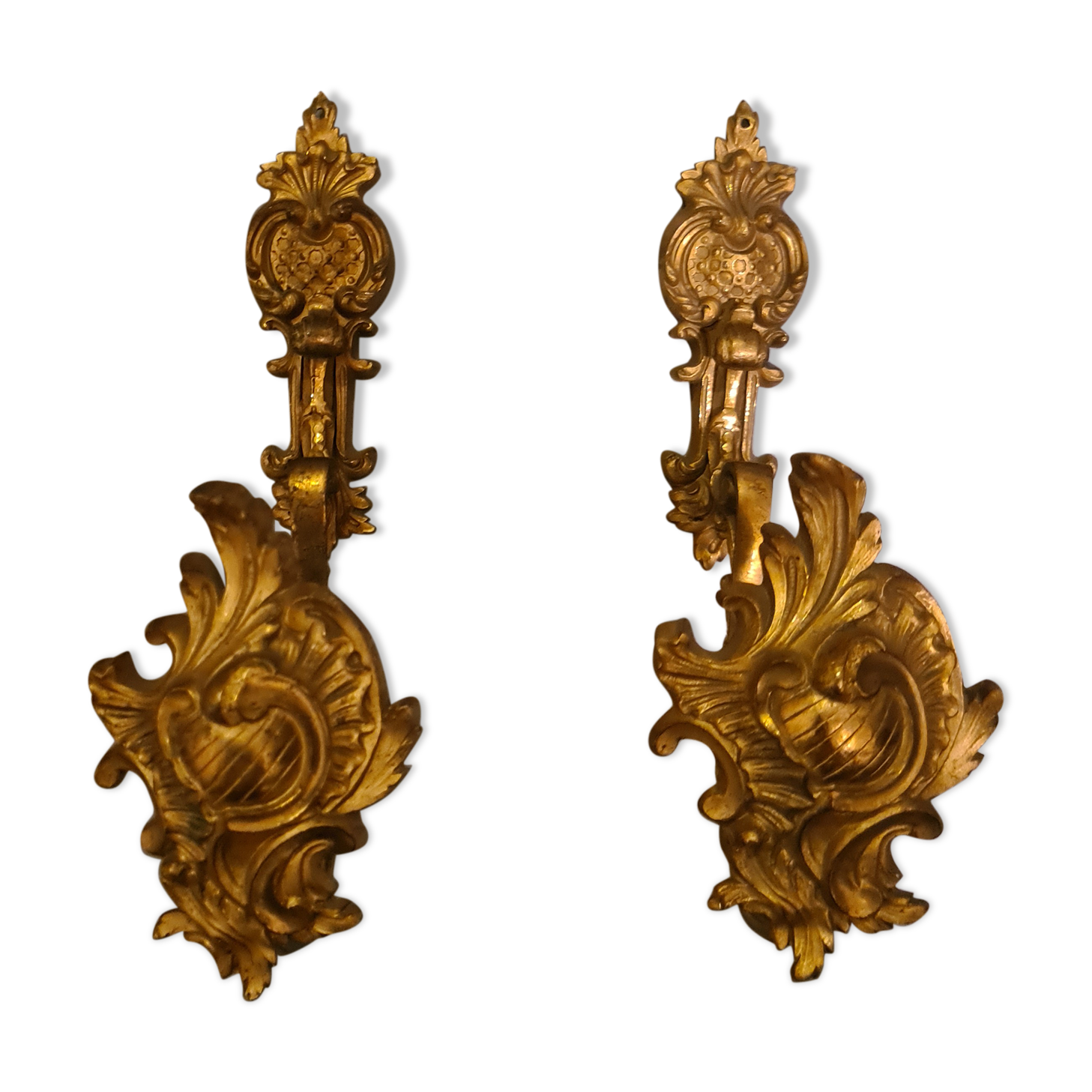 Patere ancienne en bronze d'occasion - Décoration