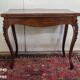 Louis XV style game table in marquetry and mahogany