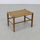 Stool in Wood and Rope, 1960s