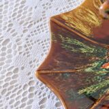 Large old ceramic umbrella tray