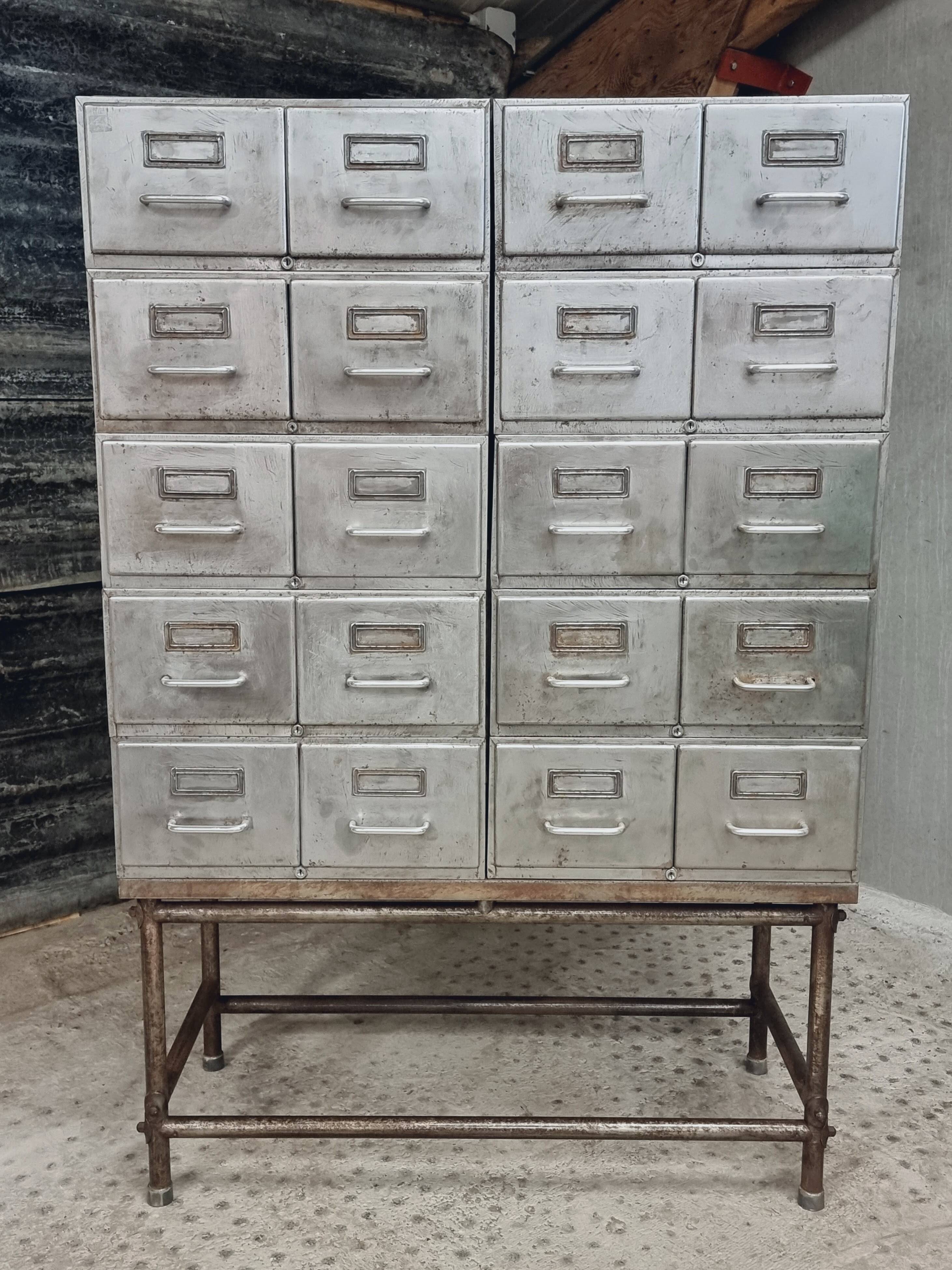 Industrial drawer cabinet filing cabinet hobby cabinet made of iron