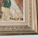 Oil on canvas painting "snow in Paris" signed Darvill 1958